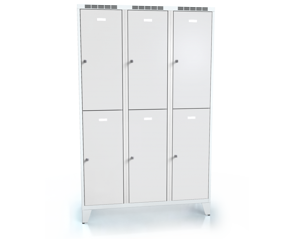  Divided cloakroom locker ALSIN with feet 1920 x 1200 x 500